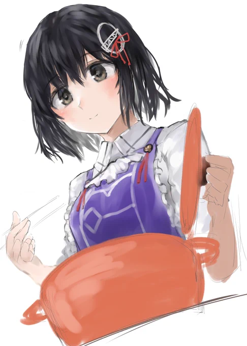 羽黒ちゃんの作る飯が食いてぇ落書き
