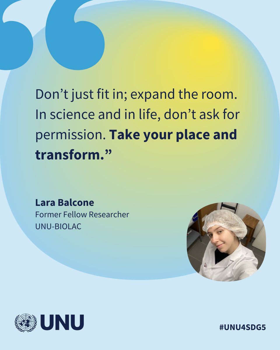 UN University tweet media