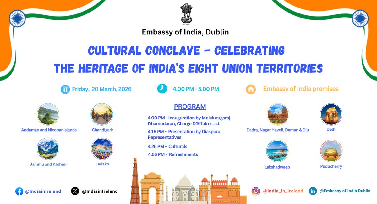 India in Ireland (Embassy of India, Dublin) tweet media