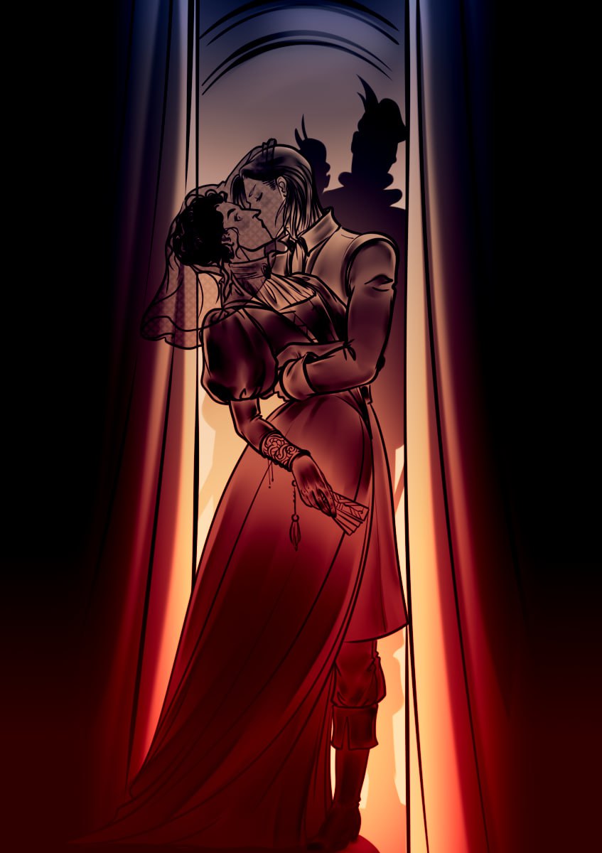 А чего это я молчу? А я не молчу, я показываю фик по #ОЭ #ОтблескиЭтерны по Алва/Валентин, юмор, приключение, немного флирта. 
archiveofourown.gay/works/80408141

И посмотрите только, по какому великолепному арту я писал! <a href="/taro_amoretti/">Taro Amoretti</a>, спасибо тебе!)