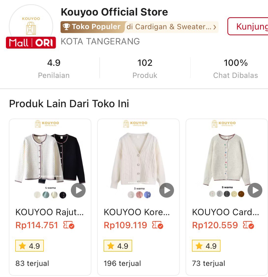 PLISS MAU JUJUR BOLEH GAAA 😩‼️

Baru tau kalau di umur 25th Cardigan mehong kaya THIS IS APRIL, dll ada versi murahnya (KAUM BPJS) 😭😭