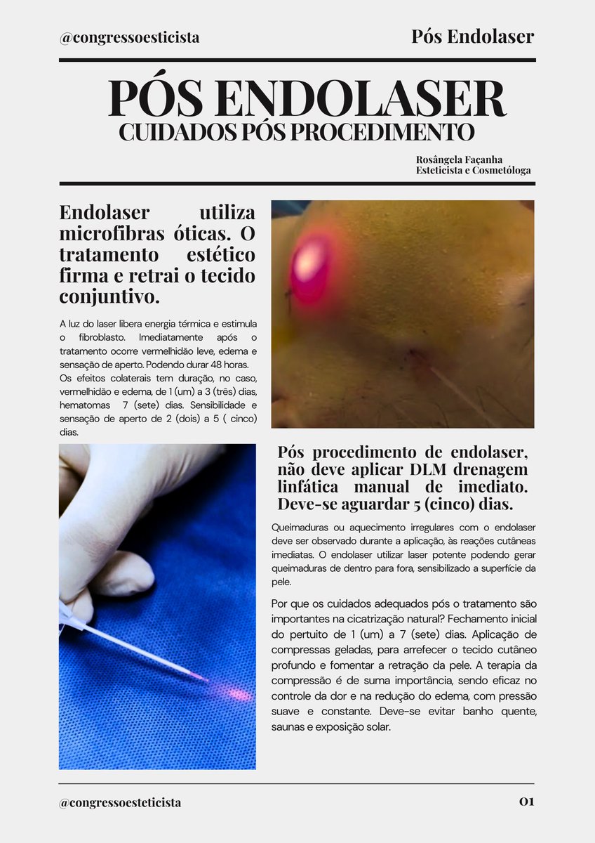 Pós Endolaser #endolaser