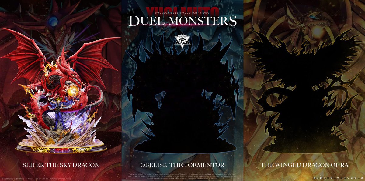 DongDuyVo's tweet photo. Egyptian Gods coming soon!
#yugioh #figure #statue #slifertheskydragon #obeliskthetormentor #TheWingedDragonOfRa #egyptiangods #deadmanstudio https://t.co/VOC1kM4F0T