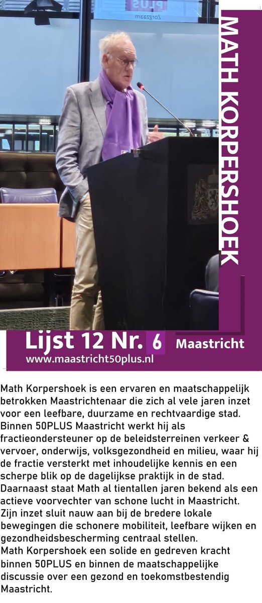 50PLUS Maastricht tweet media