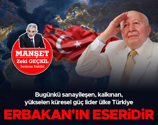 🔴MANŞET- Gazetemiz İmtiyaz Sahibi Zeki Geçkil, aktüel gelişmelere dair değerlendirmelerde bulundu. 
▪️Cuma mesajı
▪️Yükselen küresel güç lider ülke Türkiye Erbakan'ın eseridir
el-aziz.com/haber/27625672…