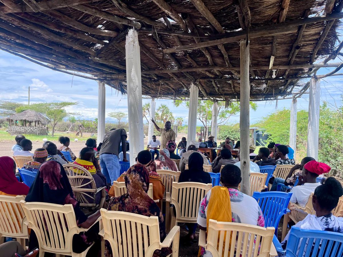 KNCHRLaikipia's tweet photo. @HakiKNCHR, in partnership with IMPACT Kenya, convened a dialogue forum with communities from Loiyangalani, Gas, Mt. Kulal, El Molo, Rendille, Samburu, and Turkana regarding the proposed KenGen Wind Power Project. The forum https://t.co/5TkGSSKG1y