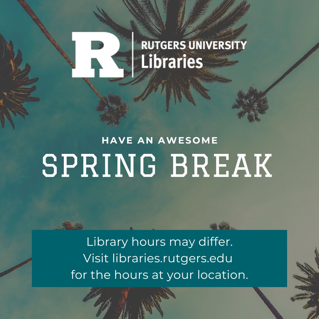 Rutgers University Libraries tweet media