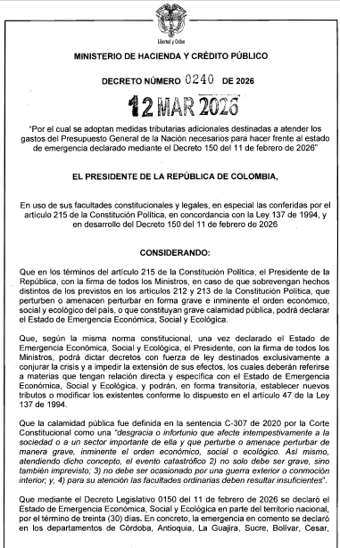 Amanecimos con 7 decretos, 7 medidas para que <a href="/petrogustavo/">Gustavo Petro</a> y sus secuaces sigan robando con la excusa de una emergencia inexistente. 

Más impuestos, más robo a granel y los de la oposición viendo a ver cómo se dan puñal entre ellos cada minuto. 

Un solo candidato ha llamado a