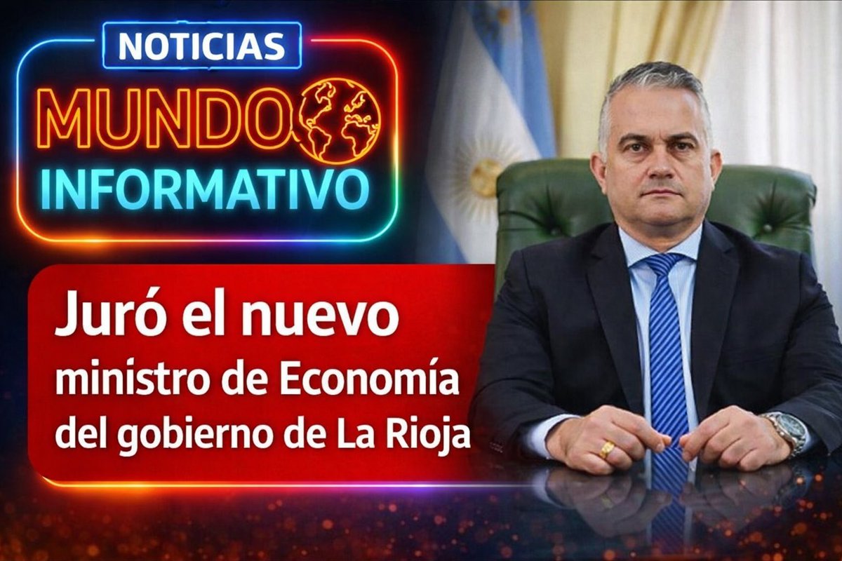 locutor_franco's tweet photo. #URGENTE 
‼️LA RIOJA TIENE NUEVO MINISTRO DE ECONOMÍA‼️

El gobernador Quintela Continúa moviendo el tablero de el gabinete
En este caso Fabián Blanco se hará cargo de la cartera de economía de la provincia. 

“Seguramente habrá más cambios en poco tiempo” manifestó RQ https://t.co/QWficltdTE