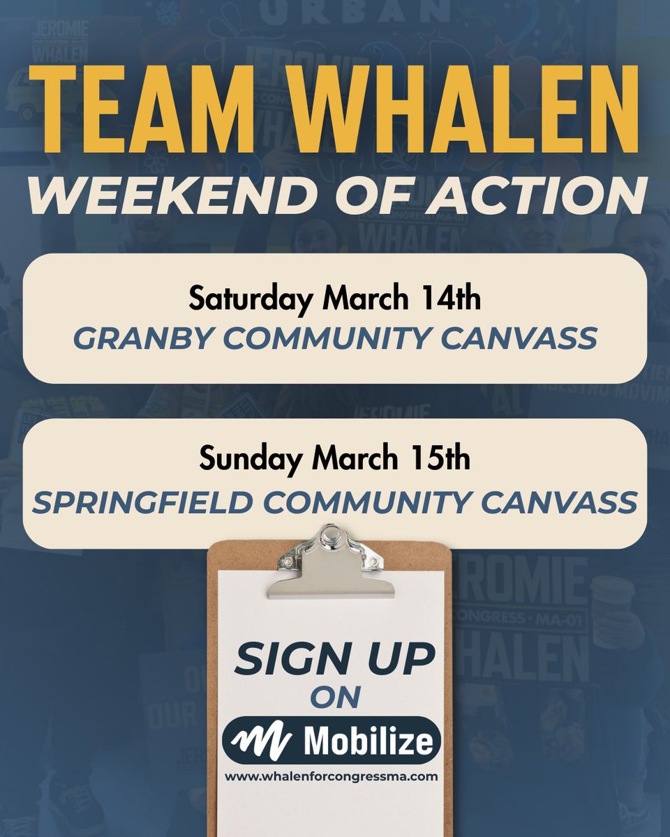 Jeromie Whalen For MA-01 tweet media