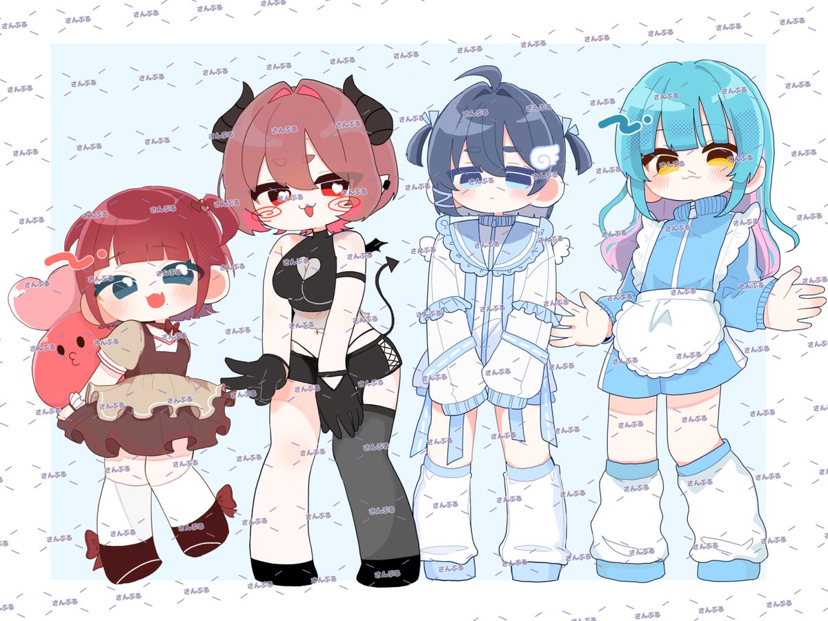 sv22827's tweet photo. デフォルメイラストの依頼を募集してます☺️
個人用でも活動用でも！お気軽にお声がけください！
アイコン、グッズ、動画用などに使用できます！

依頼場所
【ココナラ】https://t.co/fB5sreTMvz

【SKIMA】https://t.co/ZgcSVQLrLP

 #イラストレーター募集  #有償依頼募集 https://t.co/q2QG6wqk04