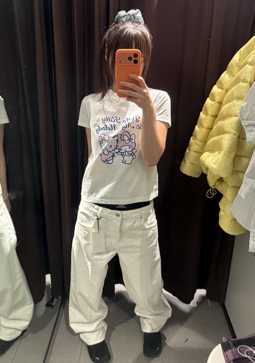 저도 자라 도트 셋업(?) 입어봤어효