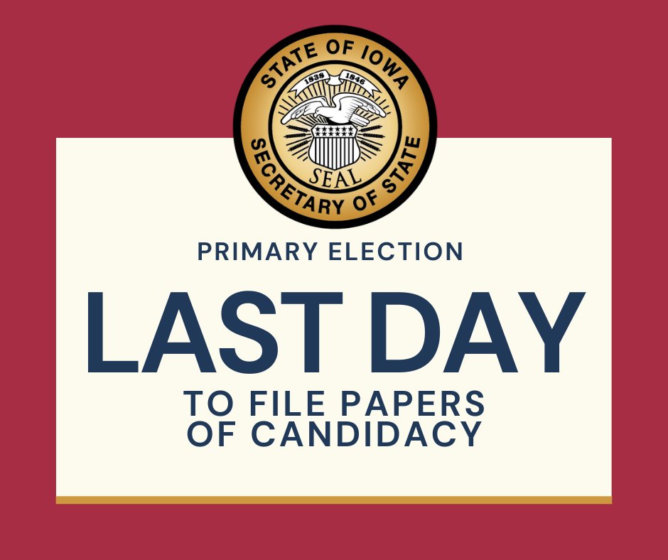 Iowa Secretary of State Paul Pate tweet media