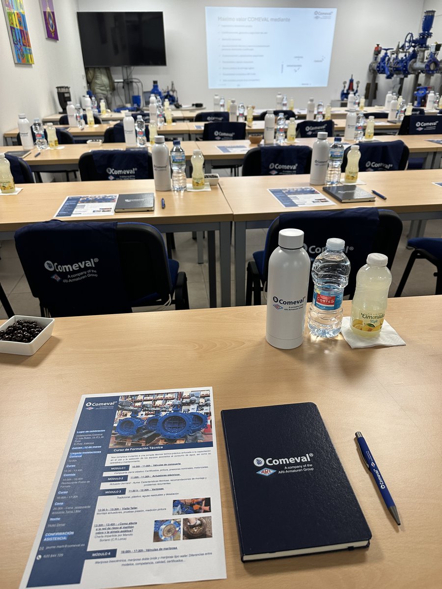 COMEVAL's tweet photo. 🔧 Jornada de Formación Técnica en @comevalvalvesystems
¿Quieres saber más detalles sobre la formación? ¡Visita nuestra web! 📷 https://t.co/0jTXAxYxxm
#comevalvalvesystems https://t.co/w5Y8bS4f9W