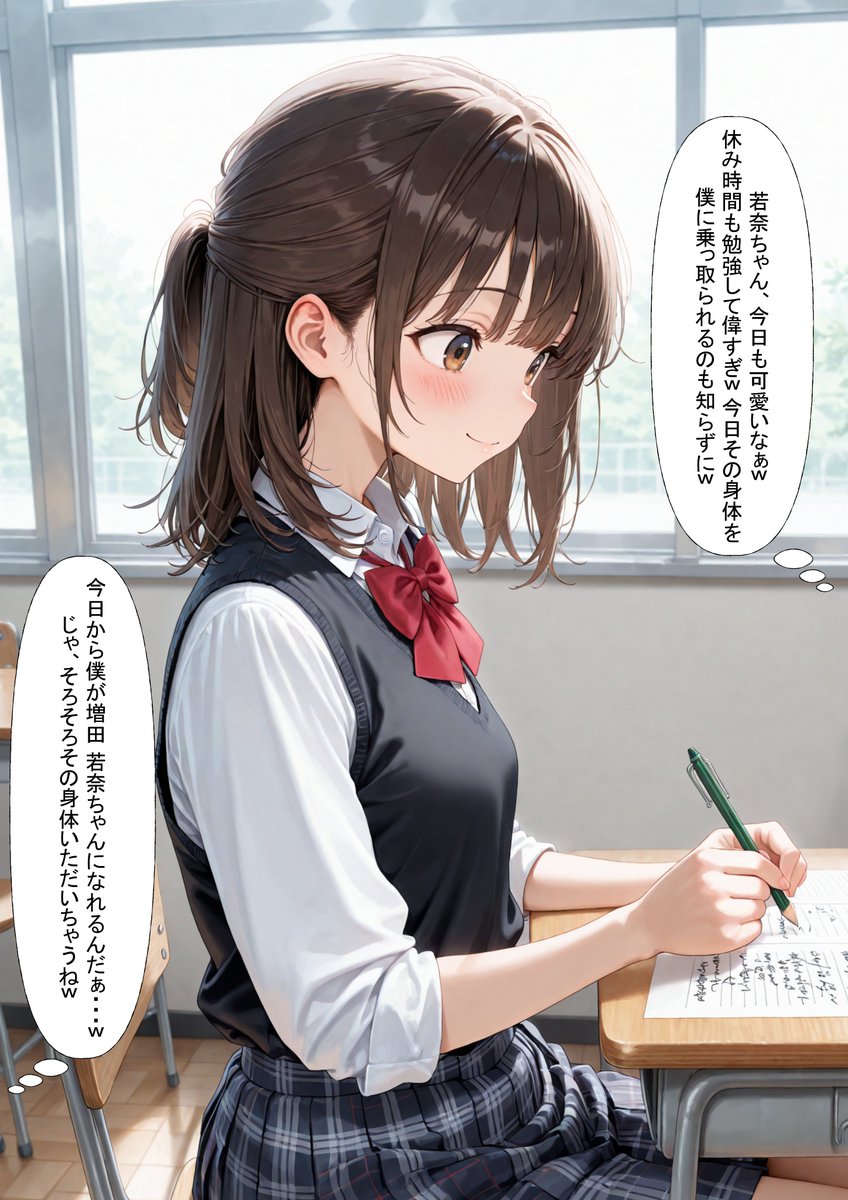 cleared__sky's tweet photo. 学園の美少女を･･･
#TSF https://t.co/CgDQOITuc2
