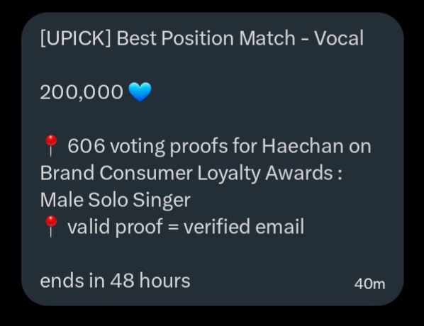 LHC Voting tweet media