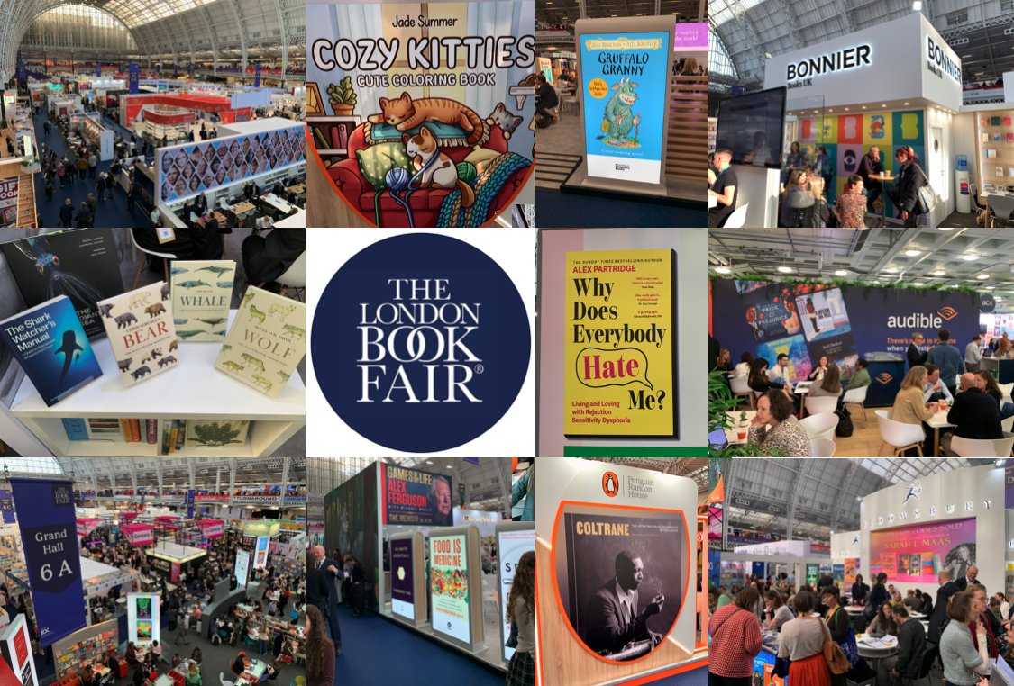 The London Book Fair at Olympia was as busy (very busy) and productive as ever. Our publishers well represented. #LondonBookFair