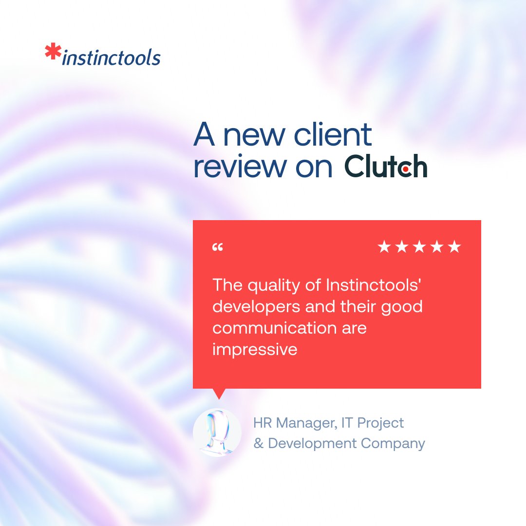 Instinctools tweet media