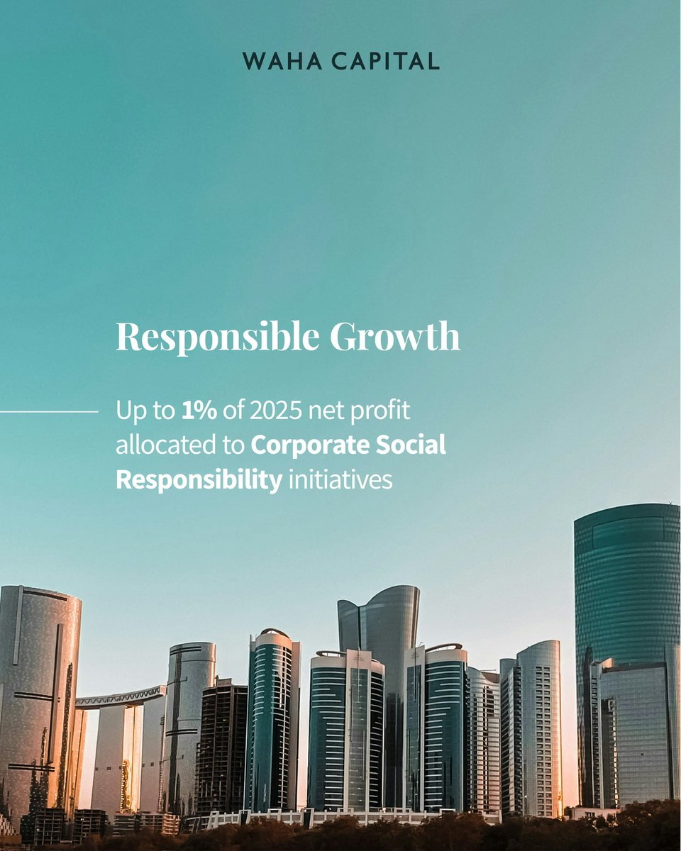 WahaCapital's tweet photo. Waha Capital shareholders have approved a 10 fils per share dividend at the 2025 AGM.

The decision follows a landmark year with AED 1.012 bn net profit (2.5x YoY) and strong financial performance across the company.
Read the full announcement: https://t.co/yqFUS7LR7x https://t.co/k799lMcKBQ