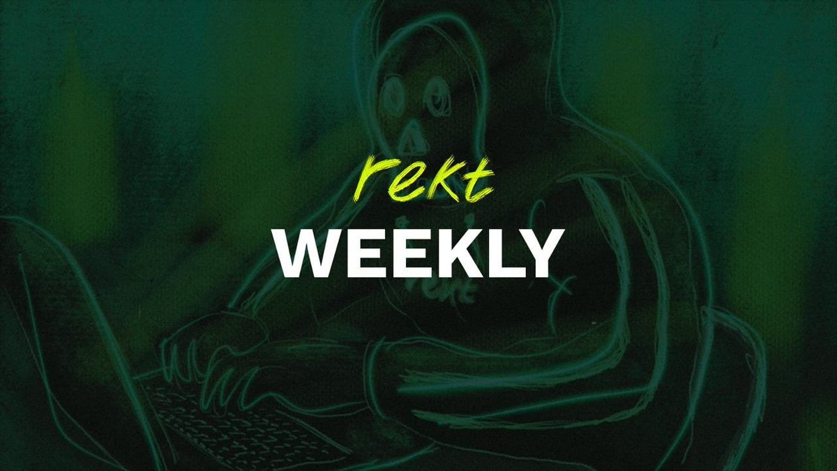 will be doing the $REKT weekly today at 10.30AM ET

ty for the patience im on the path to recovery