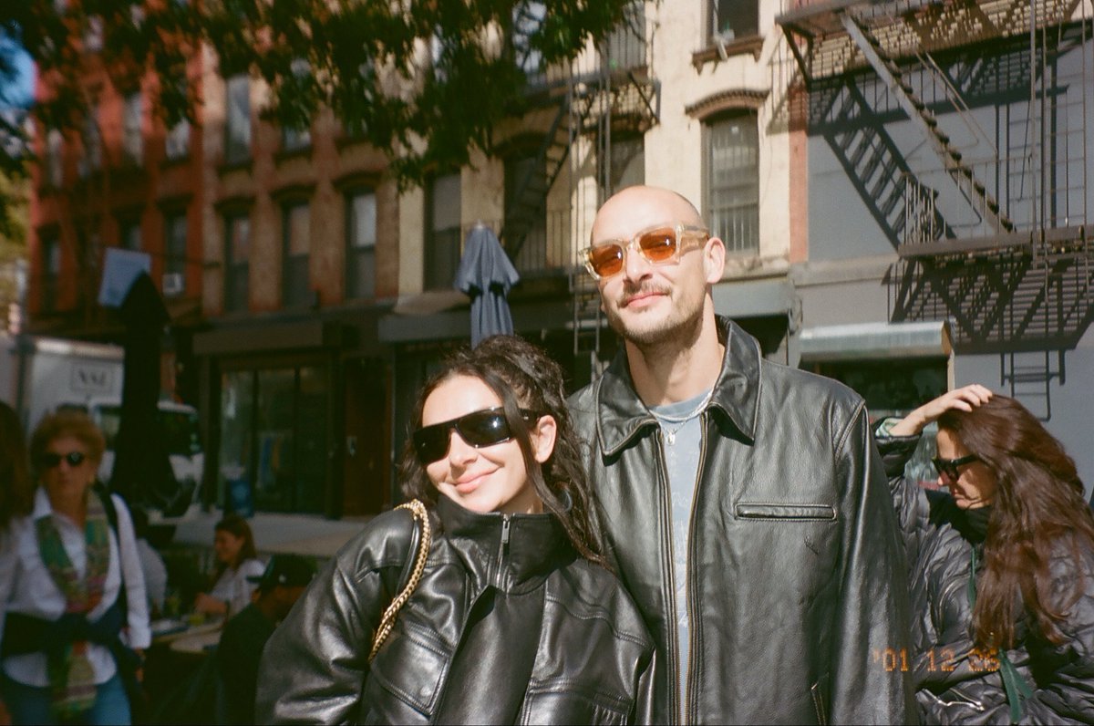 Charli xcx with her husband George Daniel.