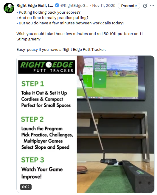 Right Edge Golf, LLC tweet media