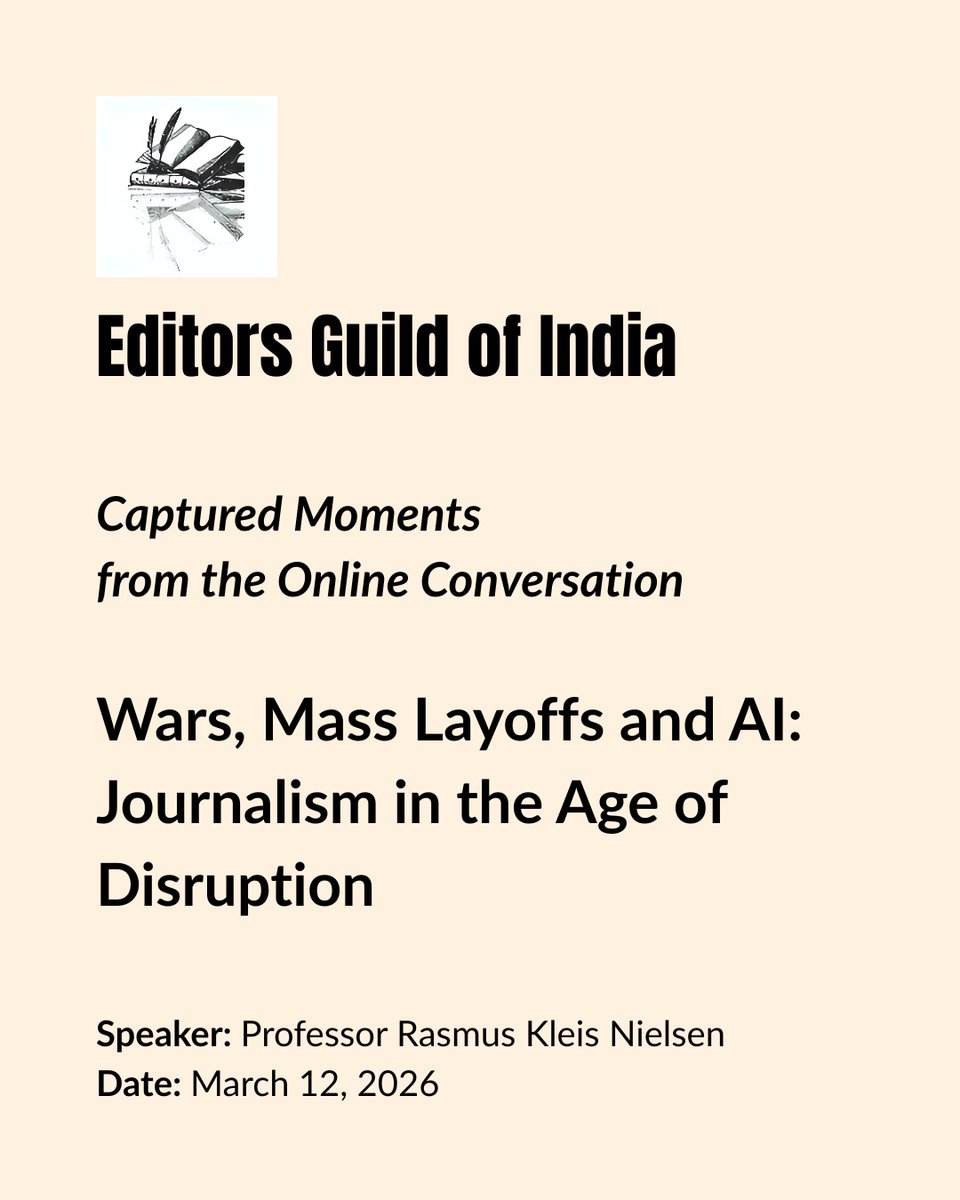 Editors Guild of India tweet media