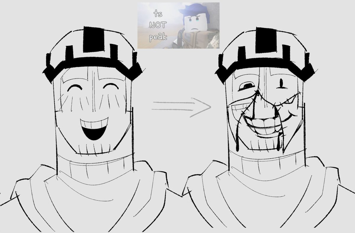 D4GGERVO1D's tweet photo. #builderman 

I like to draw this AU concept. https://t.co/X4JIo1Uyo6