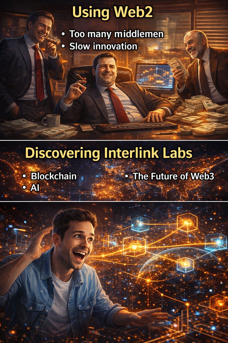 Junedi263836321's tweet image. The internet is evolving.

From traditional systems to decentralized innovation with Interlink Labs.

The future of Web3 is just getting started.

#InterlinkLabs #Web3 #Blockchain