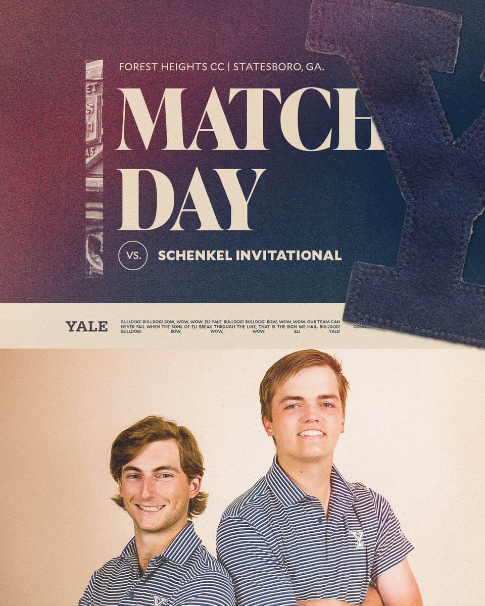 YaleMGolf's tweet photo. Swings in Statesboro! 🍑

⛳️ Forest Heights Country Club
🆚 Schenkel Invitational
📊 https://t.co/q5lpRxANzD https://t.co/A9GlHQbQYX