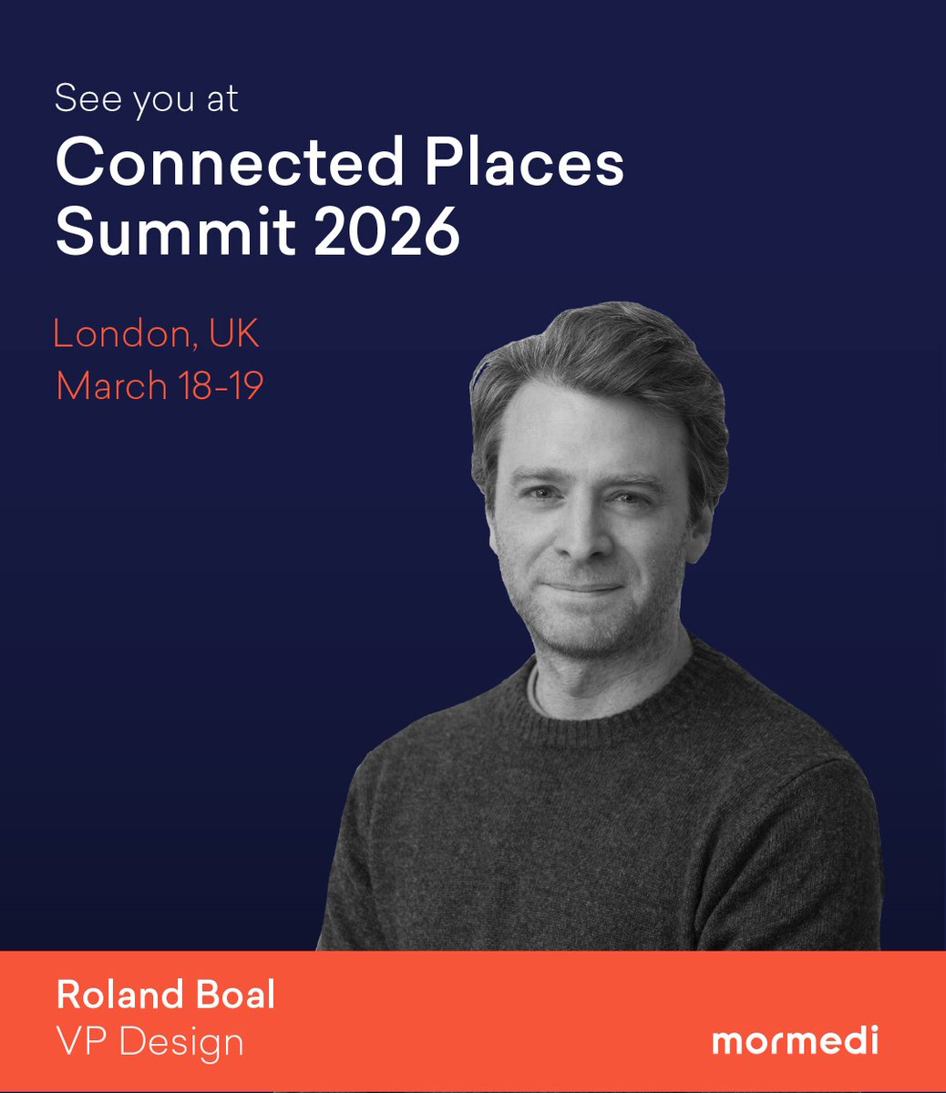mormedi's tweet photo. 🌍 We’re heading to #ConnectedPlacesSummit 2026 in London.

Roland will be attending to explore the latest innovations shaping transport, infrastructure, and connected cities.

📍 London | March 18–19
#ConnectedPlacesSummit #UrbanInnovation #MobilityDesign https://t.co/qbzltJ2a28