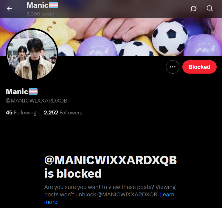 JIANGLIGUARD's tweet photo. 🚨MASS REPORT NOTICE 🚨
 
PLEASE REPORT X USER @. MANICWIXXARDXQB FOR SPREADING MALICIOUS & BASELESS FALSE RUMORS, INTENSE HATE & SLANDERING TOWARDS LPE.

REPORT ACCOUNT: 
- PROFILE -> REPORT -> SPAM

🔗https://t.co/a9cO0Vhya2

REPORT POST: 
- PROFILE -> REPORT -> HATE, ABUSE, OR HARASSMENT

🔗https://t.co/S9xE6VaR32

PS: If the user deactivated their account, we will proceed with reporting with help center instead.

❗REPORT — DO NOT ENGAGE ❗

 #PROTECTJIANGLI