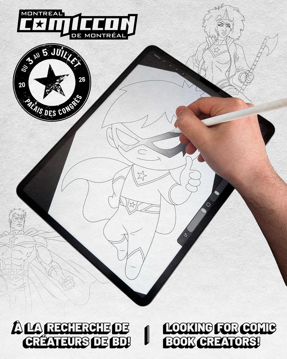 Comiccon de Montréal tweet media