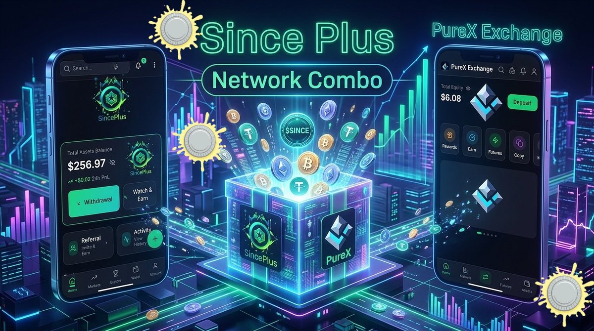 Wow! 🚀 
PureX Exchange has reached 5K registered users, and Since Plus Social App has crossed 7K+ users! 🎉

Huge thanks to the amazing Since community for the support. Let’s keep growing and building a stronger Since Ecosystem together! 💪🌱