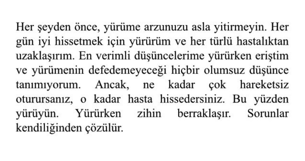 Kierkegaard’ın yürümek üzerine yazdığı pasaj