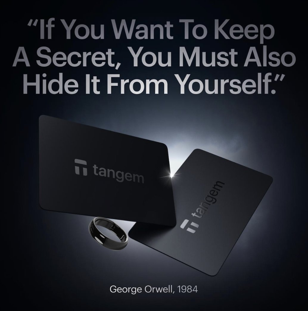 Guys, Tangem is one of those cold wallets I genuinely recommend 🔐
Private keys never go online, everything works via NFC  just tap and you're done. 

🎁 Promo running until April 6: 20% off + extra 10% with code FUTURUM + $10 in BTC on top
👉 tangem.onelink.me/MsTz/FUTURUM