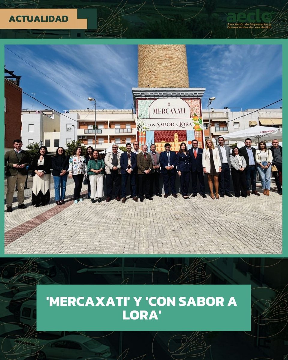 AECLO presente en la inauguración de #Mercaxati y #ConSaborALora, dos muestras que celebran el comercio y la gastronomía de Lora del Río.

👉 Os animamos del 12 al 15 de marzo a visitar esta muestra en:

📍 Plaza Industrial D. Benito Villamarín

#AECLO #LoraDelRio #Mercaxati