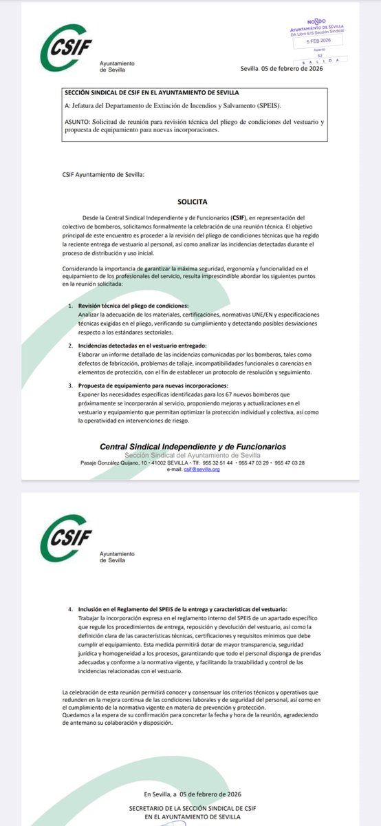 CSIF Bomberos Sevilla tweet media