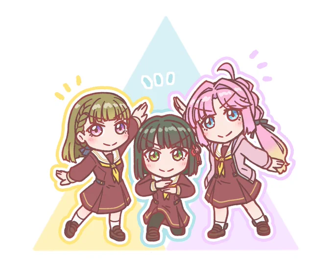 蓮ノ小三角ポーズすき #蓮ノ空美術部