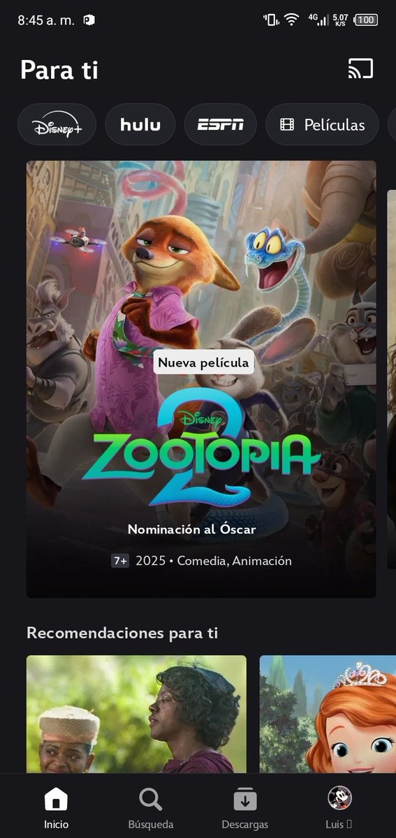 kim_rojas03's tweet photo. El día miércoles #11Mar se estrenó en Disney Plus la película animada Zootopia 2 

#Zootopia2 https://t.co/o6Y26VbMCW