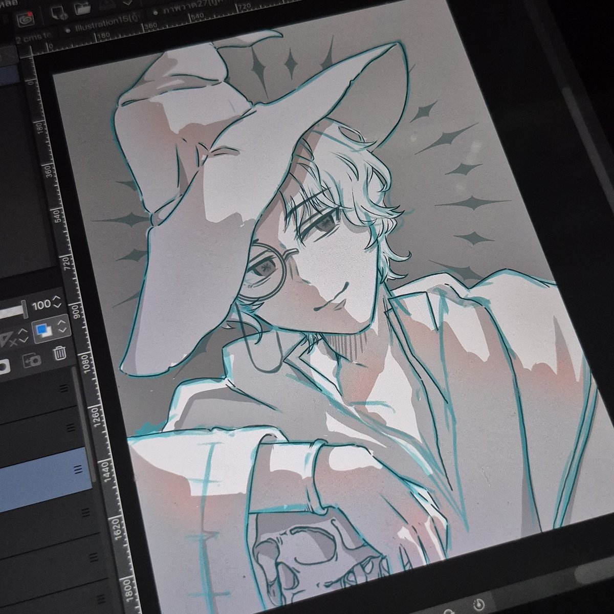 CarpeNoctemX7's tweet photo. Unfinished Amon rkgk from last year https://t.co/KOKHFYcv2F