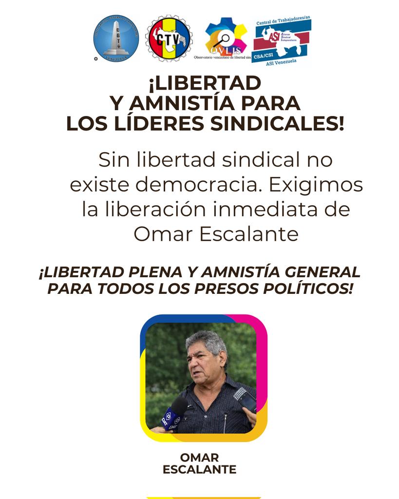 Observatorio Venezolano de Libertad Sindical tweet media