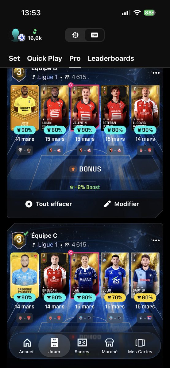 En route pour jouer la Streak 3 ! 
#sorare #sorare26