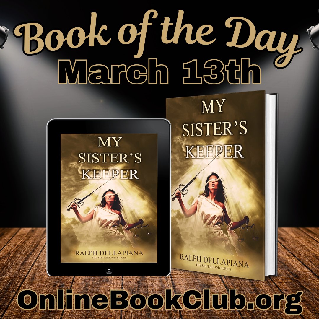 TwBookClub's tweet photo. Book of the Day, March 13th – Fiction, Rated 5 Stars

Temporarily FREE on Kindle, and on KU! Get your copy below:
https://t.co/bw7pzjCMTK

My Sister's Keeper by Ralph Dellapiana
Connect with the Author: @RDellaPiana https://t.co/jb3mRScrbB