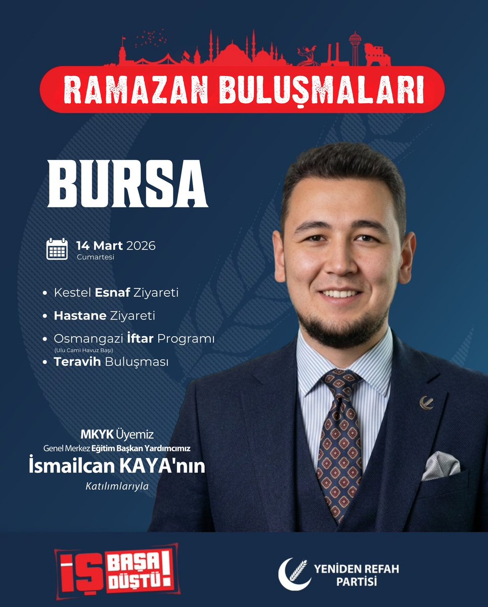 Yarın, Ramazan Buluşmaları kapsamında evliyalar şehri Bursa'dayız.