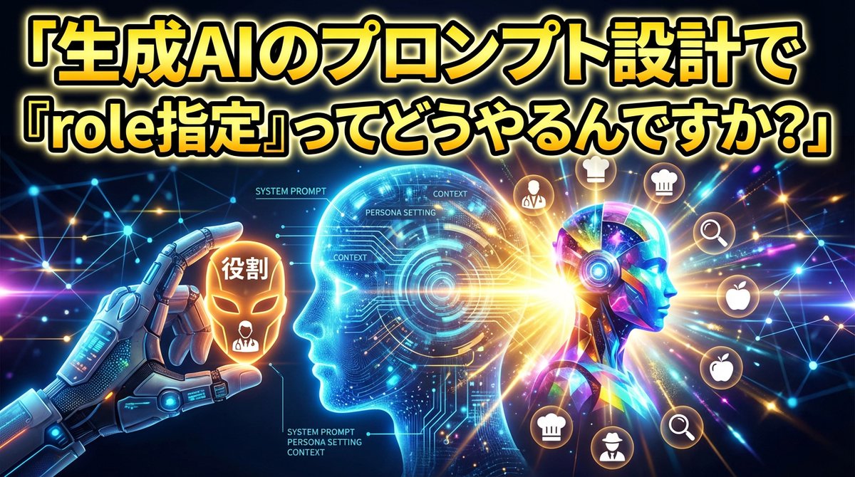 goodmangood3's tweet photo. 「生成AIのプロンプト設計で
『role指定』ってどうやるんですか？」
よく聞かれるので答えます
結論：
最初に
『あなたは〇〇の専門家です』
と指定するだけで
AIの出力がプロレベルに変わります
理由は3つあって
①プロの思考回路が入り、回答の深さと質が上がる
②トーンと専門性が安定して信頼できる内容になる
③薄っぺらい一般論を防ぎ、商用で使える完成度が出る
実例で解説（roleなし vs roleあり）
【アフィリエイト記事の��合】
roleなし：
『この商品のアフィリエイト記事を書いて』
→ 普通の説明で終わることが多い
roleあり：
『あなたは売上5億円のコピーライターで、読者の心理を熟知したアフィリエイト専門家です。この商品でベネフィット重視の説得力ある記事を書いてください』
→ 一気に感情に刺さるプロ級記事が完成
【X投稿の場合】
roleなし：『このテーマでSNS投稿を作って』
roleあり：『あなたはフォロワー15万人のビジネスインフルエンサーです
エンゲージメントが高いキャッチーなX投稿を3パターン作ってください』
これだけで成果がめちゃくちゃ違います
参考になったらいいね👍