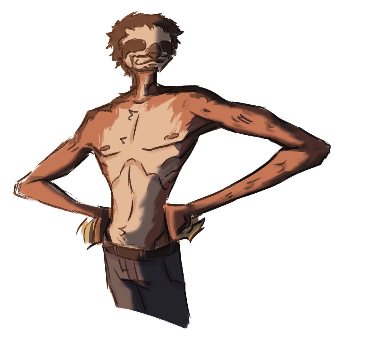 Wetleaf1's tweet photo. Skinny furry sloth 🦥 
#art https://t.co/OGBE2TokFC