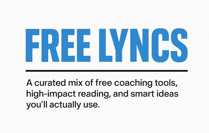 CoachLync | Tools & Playbooks tweet media