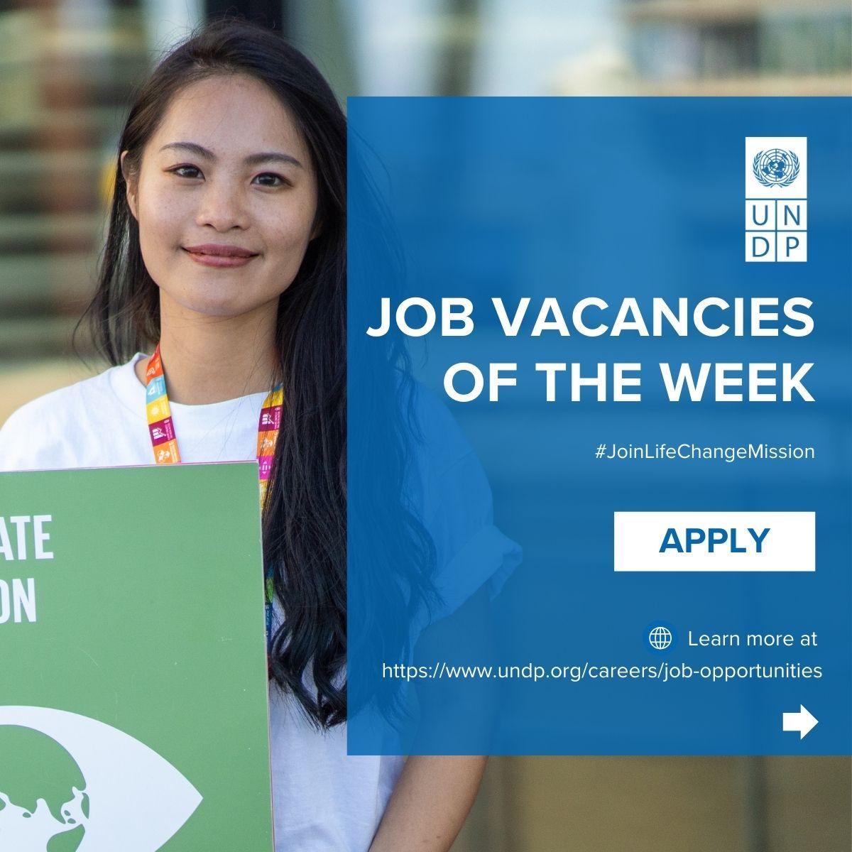 UNDPCareers's tweet photo. 📢 UNDP is hiring!

✅️12 positions are now open at UNDP for Interns. Check out the opportunities below for international, local and remote personnel and #JoinALifeChagingMission with UNDP 

💼 Explore this week’s vacancies: https://t.co/utKLMspEA0

#UNDPCareers https://t.co/J7sPm5HWXS