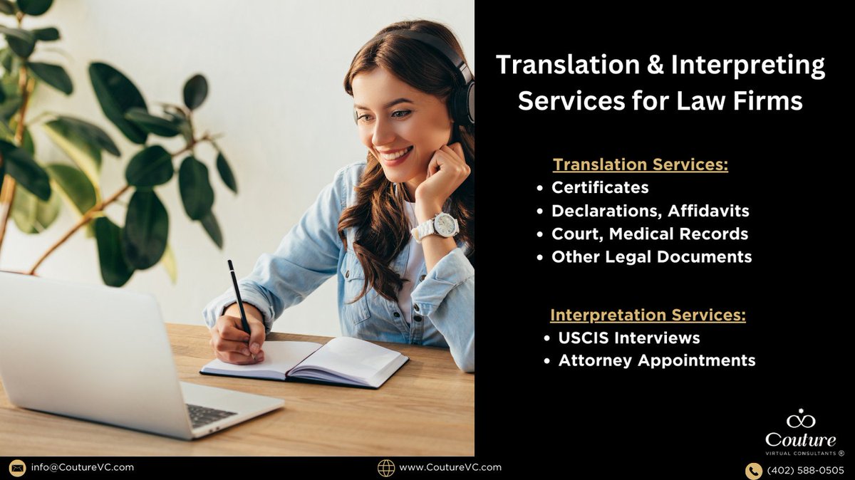Are you tired of struggling to find a reliable and accurate translation and interpreting service for your law firm? Our Virtual Paralegal can provide expert translation and interpreting services tailored to the specific needs of law firms. Contact us for more information.